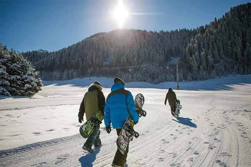 snowboarding